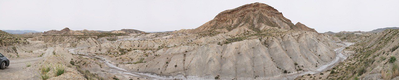 Las Lomillas Desert near Almeria now green but wb brown