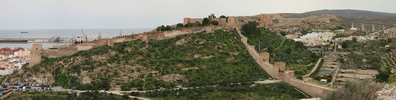 Alcazaba old fort Almeria