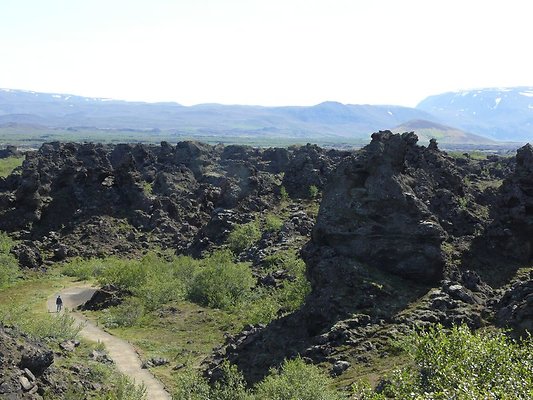 Dimmuborgir view