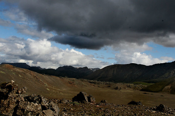 Landmannaleid dark clouds