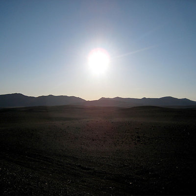 Modrudalur sun