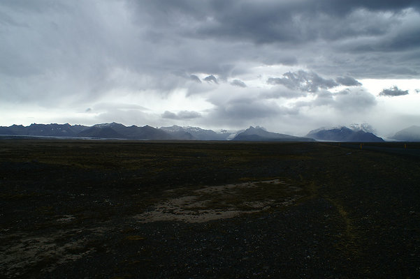 Skeidararsandur view