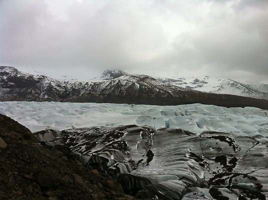 Svinafelljokull Side slope