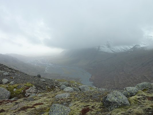 On the way up no snow