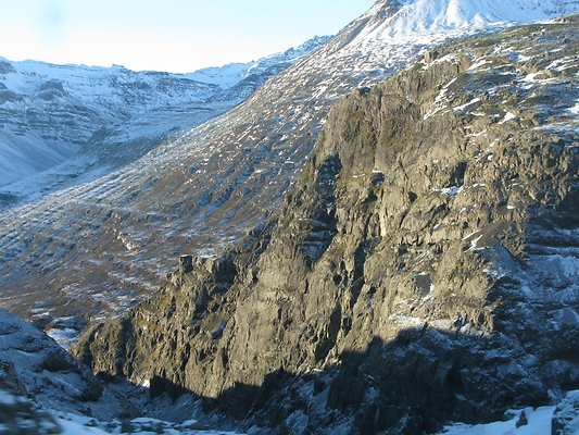 On way up to vatnajokull